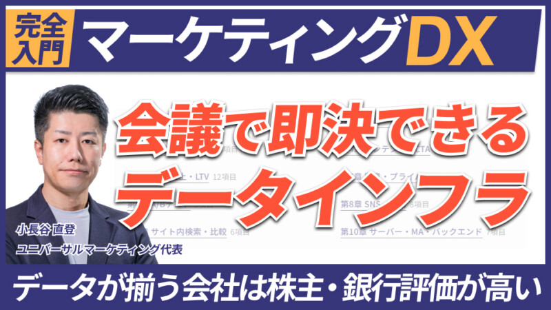 マーケティングDXとは｜経営会議が即決される会社の意思決定インフラ